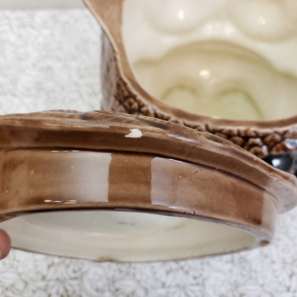 Vintage 1979 Pansy Ceramic Brown Owl Cooki… - Picture 12 of 12